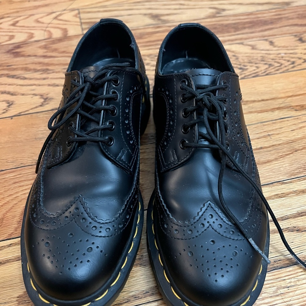 Dr. Martens Black Leather Oxford Shoes